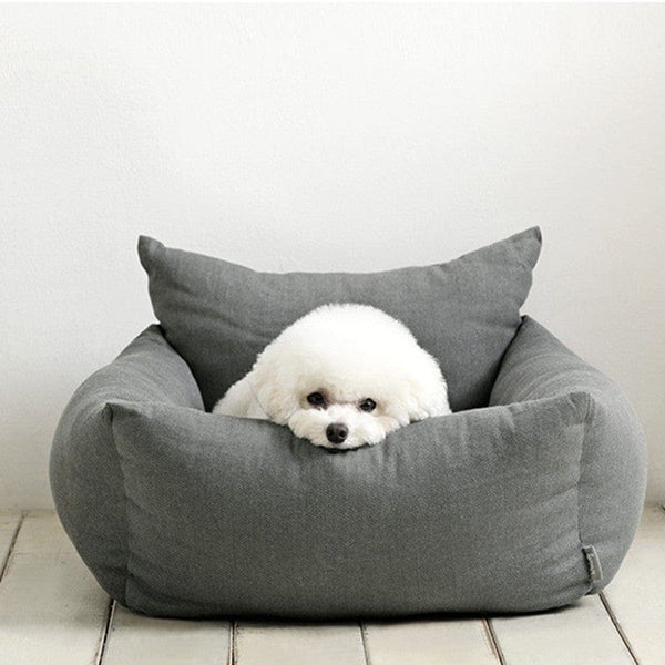 pethomeset Bag Grey Pet Bed Car Seat Carrier Dog House | Pethomeset