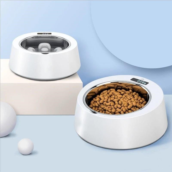 pethomeset Food Bowl Pet Weighing And Anti-overturning Dog Food Bowl Pet Smart Weighing Bowl | Dog Smart Bowl | Cat Smart Bowl | Pethomeset